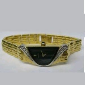 Vintage Lassale by Seiko Gold Tone/Diamonds Watch
